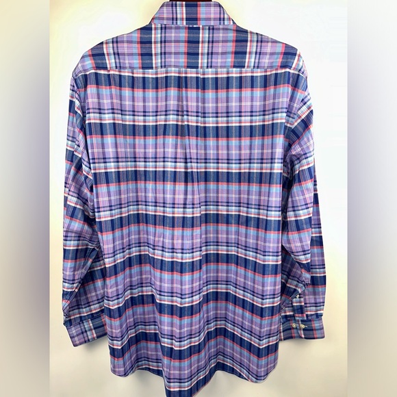 Brooks Brothers Shirt The Original‎ Polo XL Plaid Non Iron - Picture 3 of 9